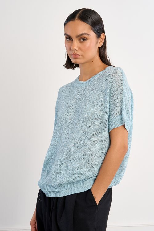 Maille à manches courtes