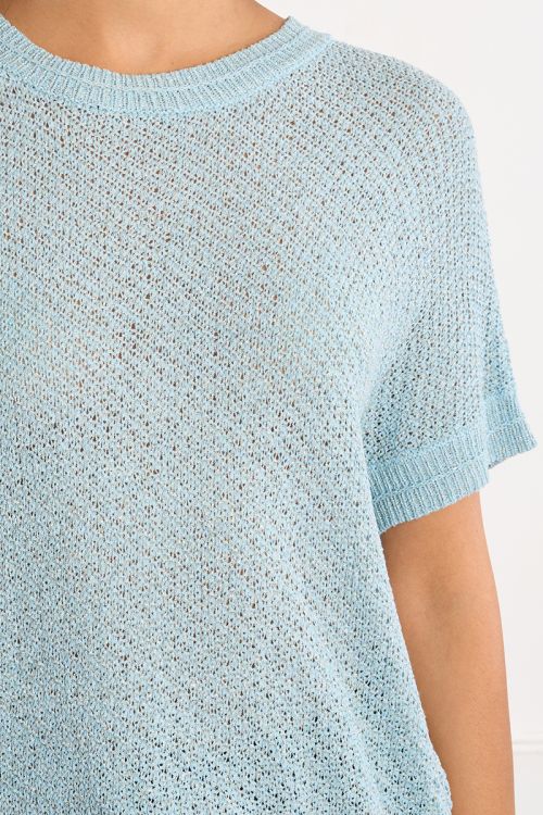 Jersey de mujer de manga corta, de punto.