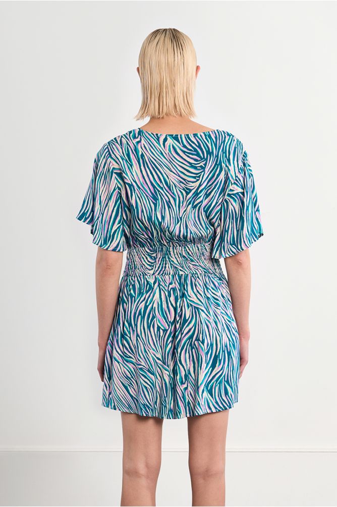 Robe mini zebrée