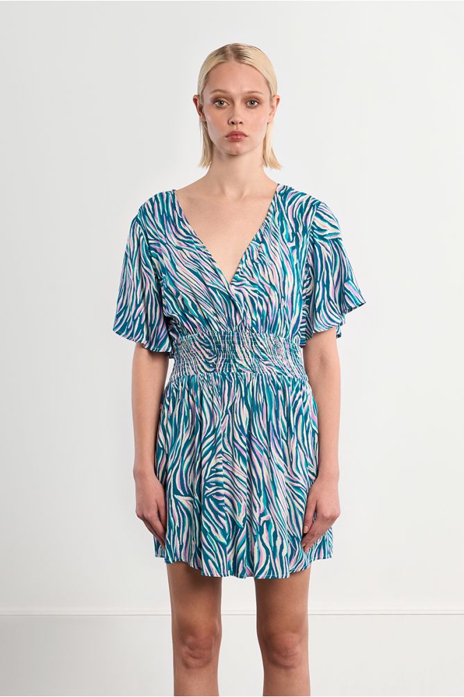 Zebra mini dress