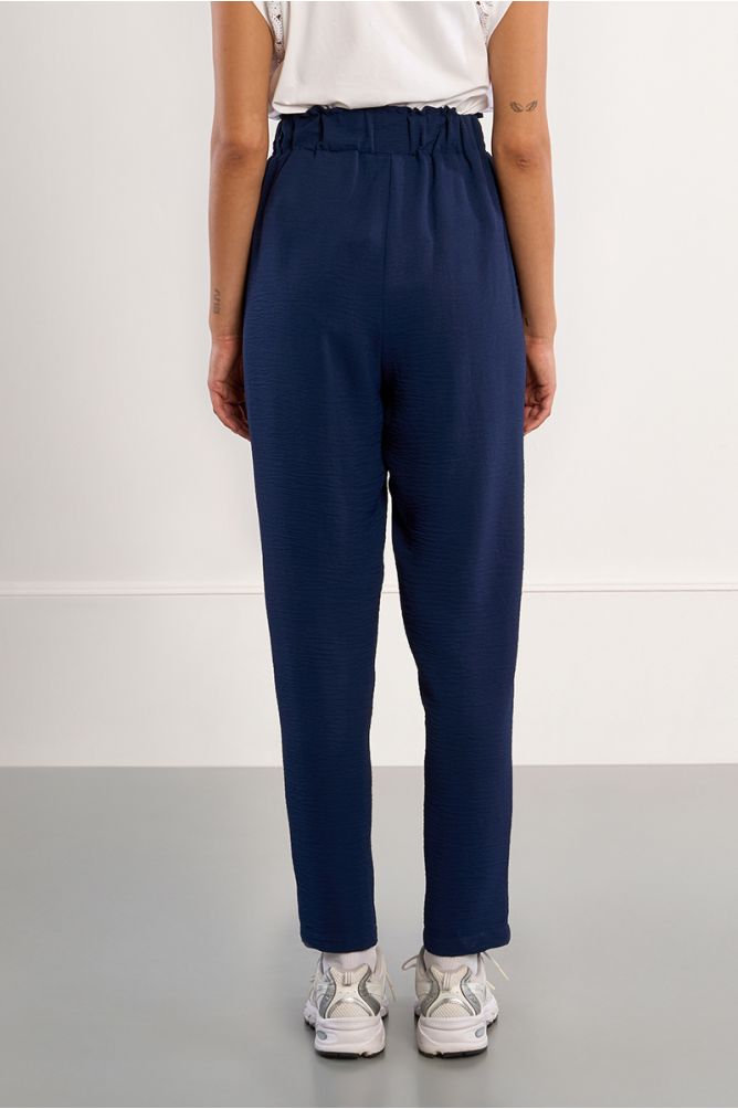 Pantalon taille paperbag