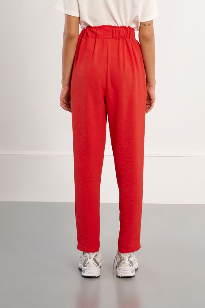 Paperbag waist trousers