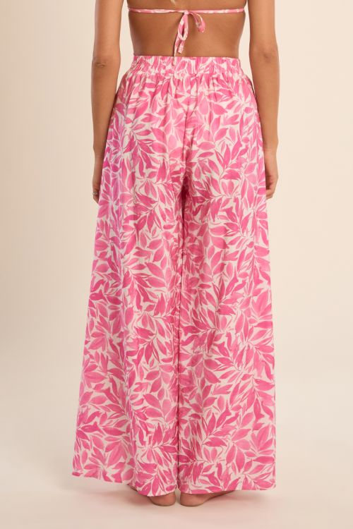 Pantalon fluide, imprimé