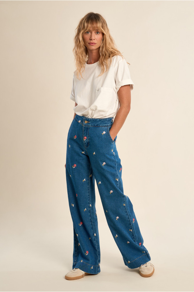 Jean large fantaisie