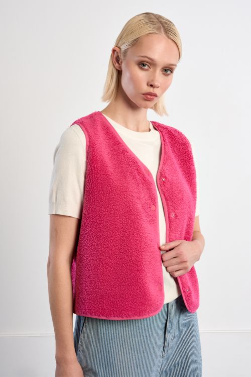 Veste courte sans manches