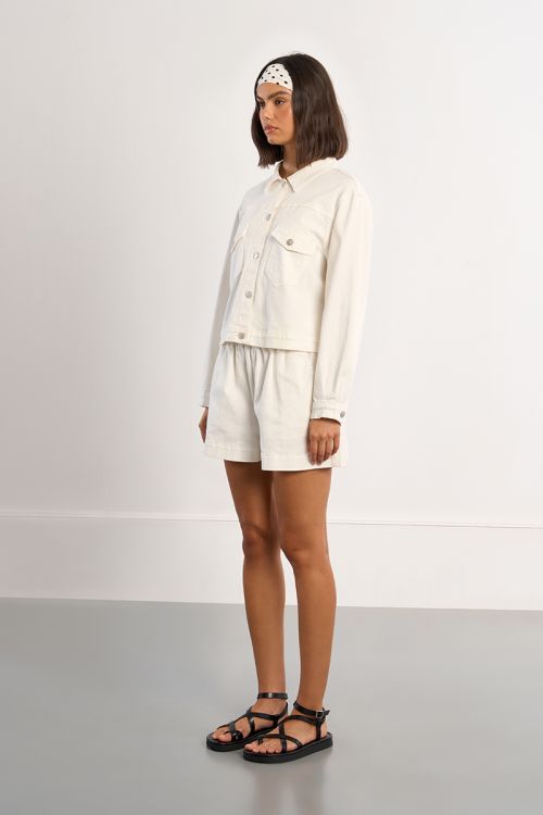 Short cotton jacket