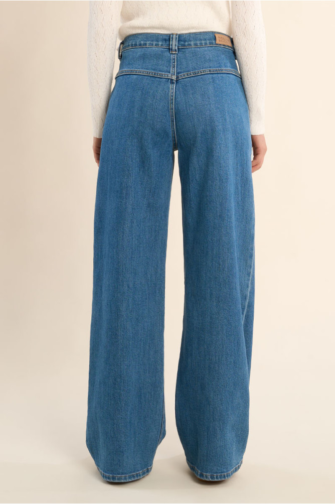 Pantalón de mujer largo, vaquero.
