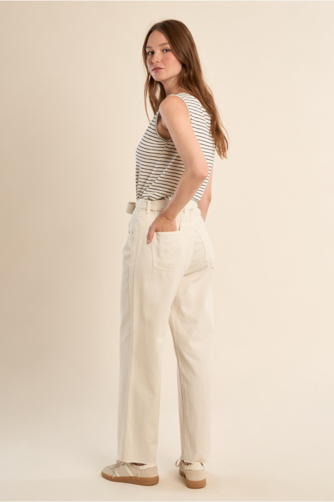 Straight Tie Jeans