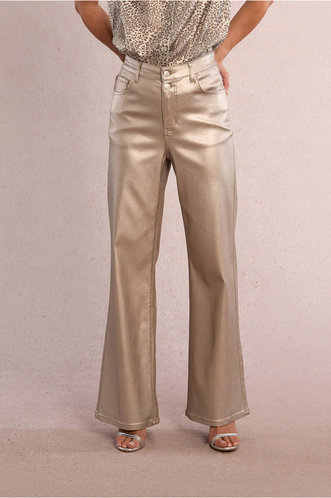 Pantalon enduit