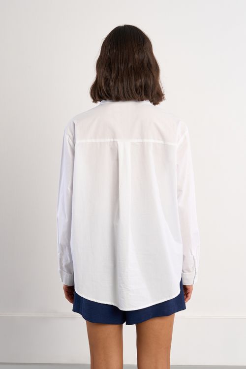 Wide cotton shirt