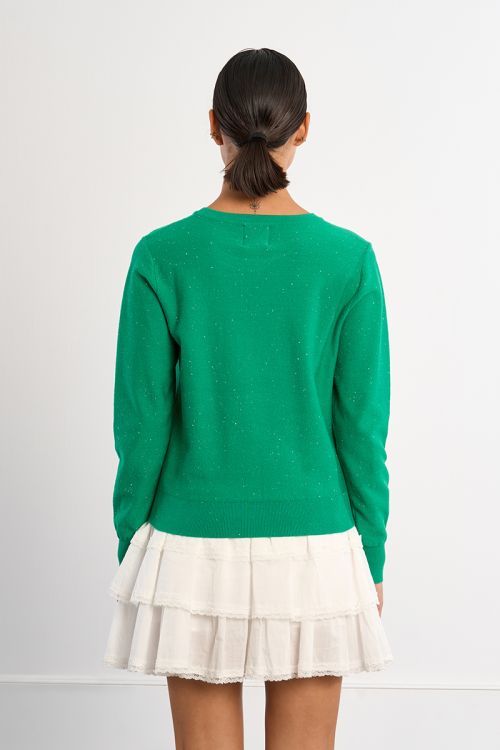 Basic rhinestone sweater