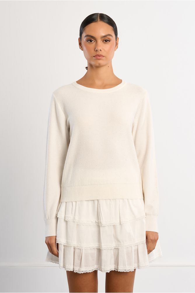 Basic rhinestone sweater