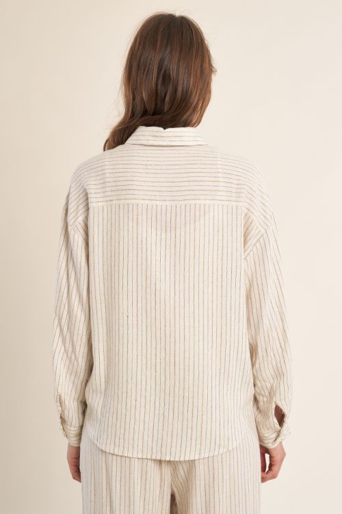 Chemise casual, rayée