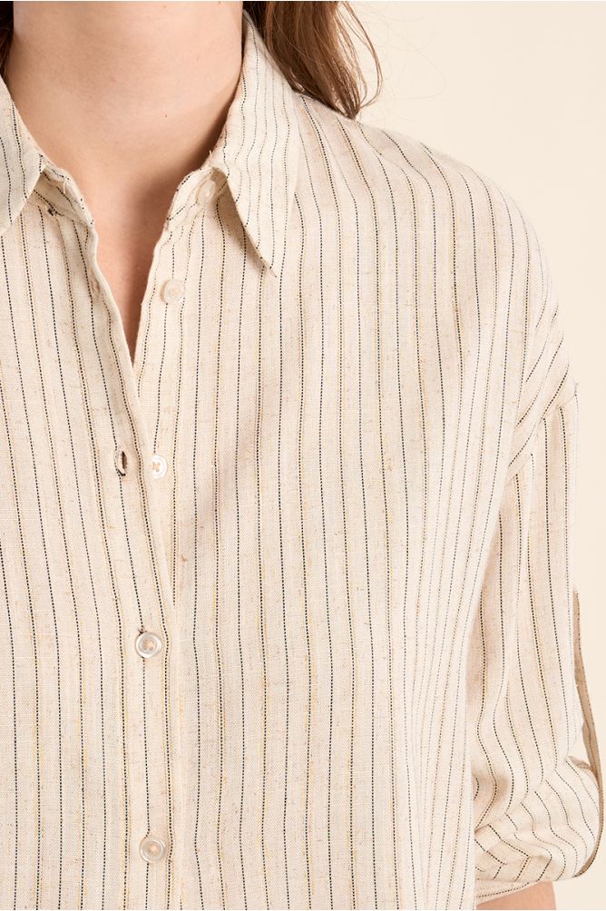 Casual, striped shirt