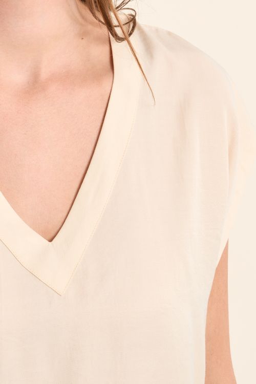 T-shirt basique parsemé de strass