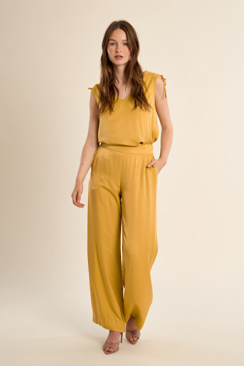 Pantalon droit fluide