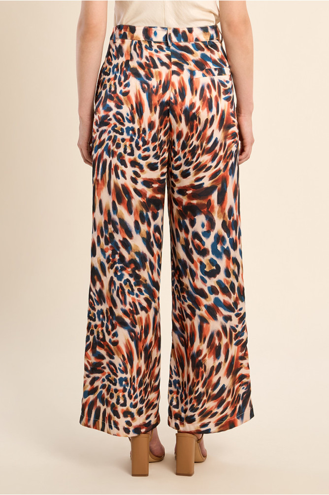 Straight trousers, printed