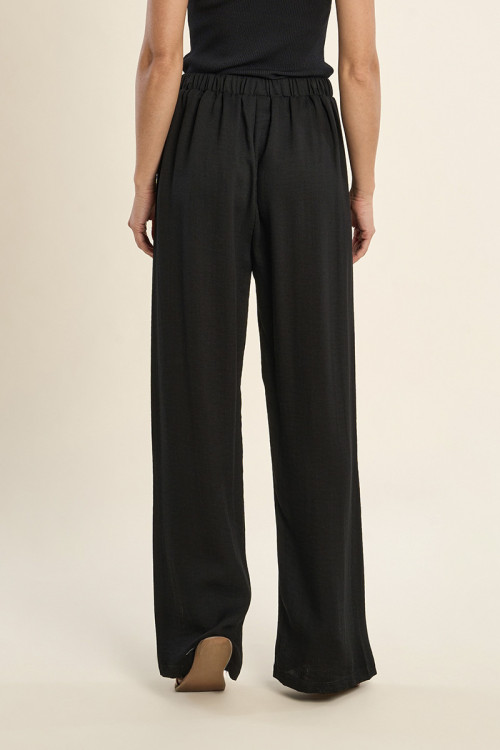Pantalon fluide, taille haute