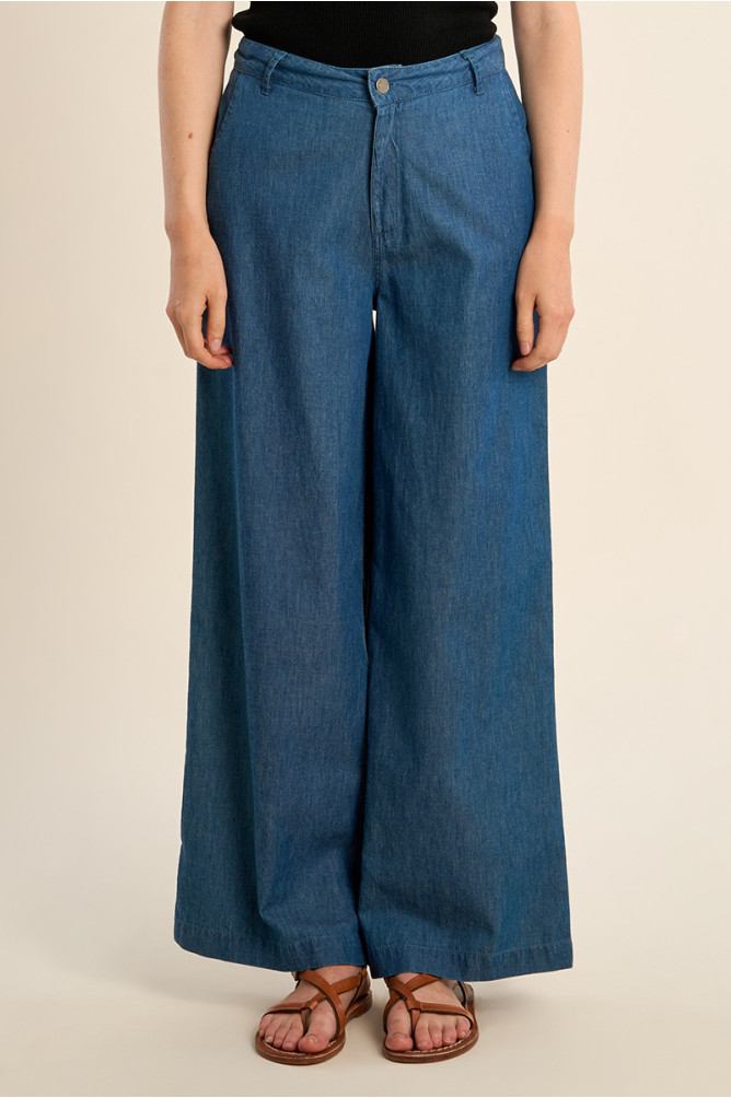 Pantalón de mujer largo, vaquero.