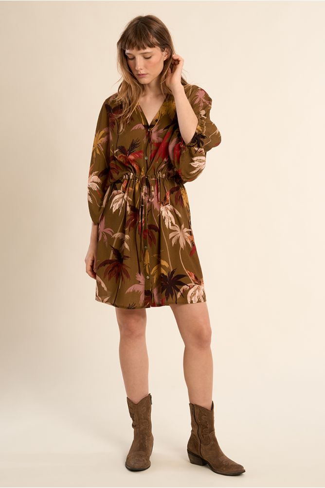 Short dress, printed