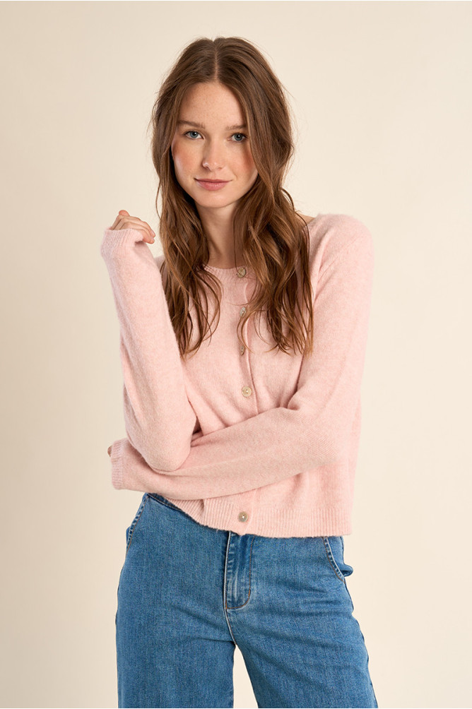 Cardigan en maille, boutonné