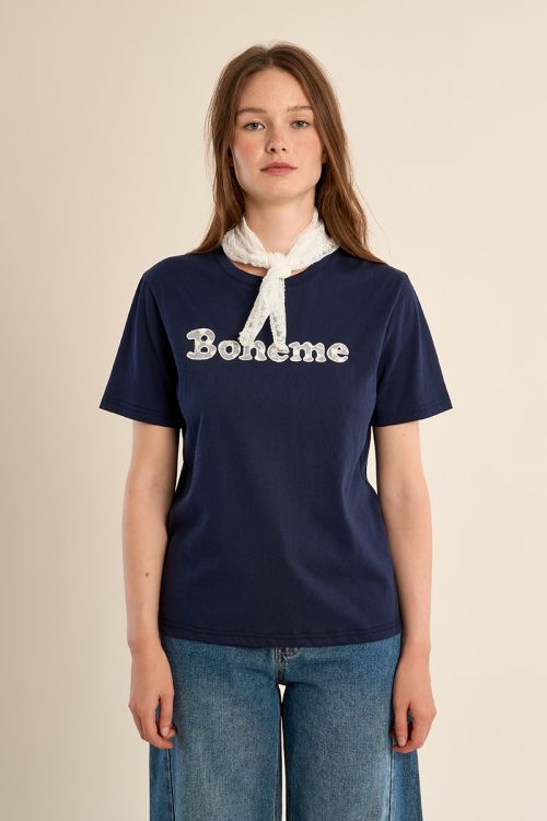 "Bohemian"" T-shirt with bandana