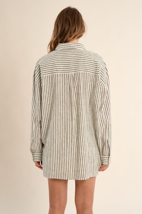 Cotton shirt, striped