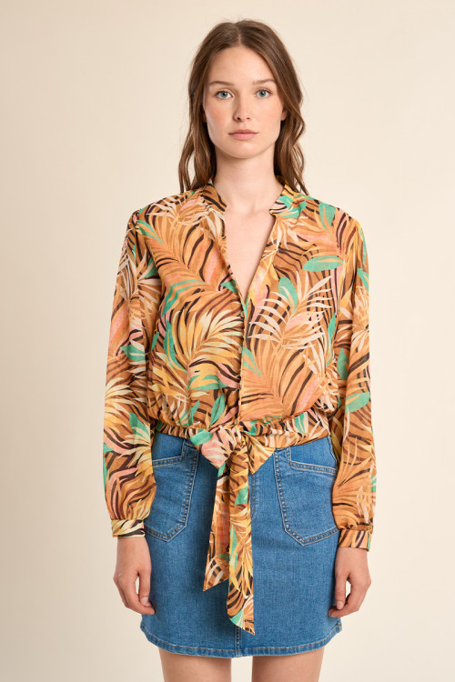 Chemise imprimée, nouable