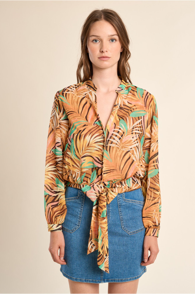 Chemise imprimée, nouable