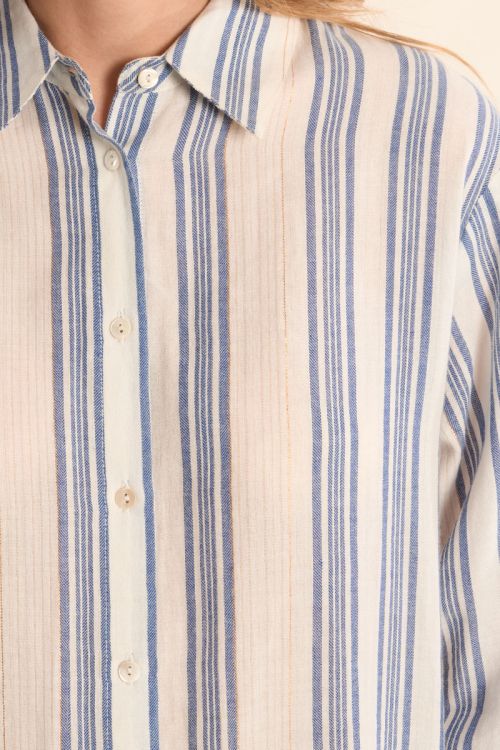 Cotton shirt, striped