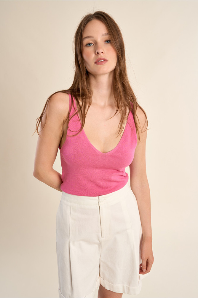 Knitted tank top