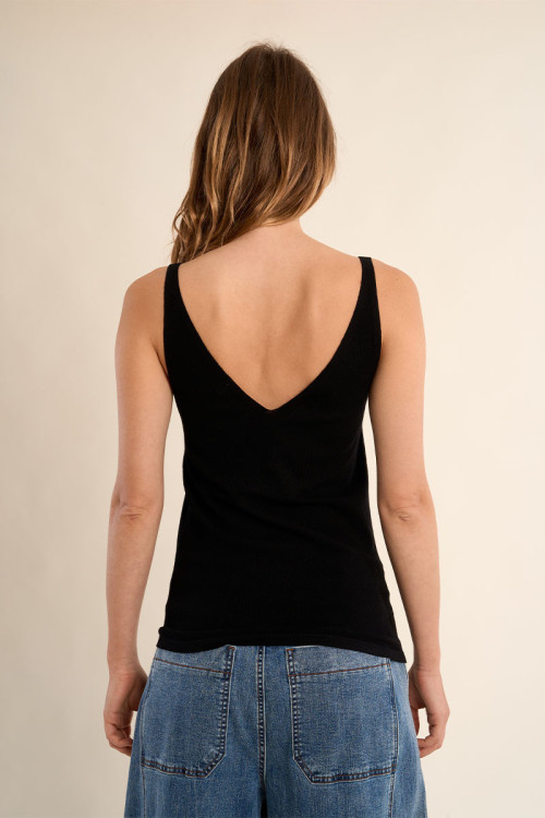 Knitted tank top