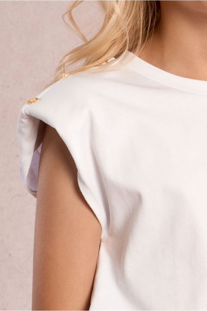Epaulette T-shirt