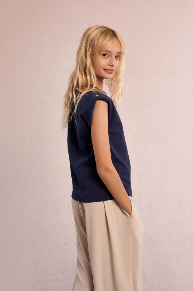 Epaulette T-shirt
