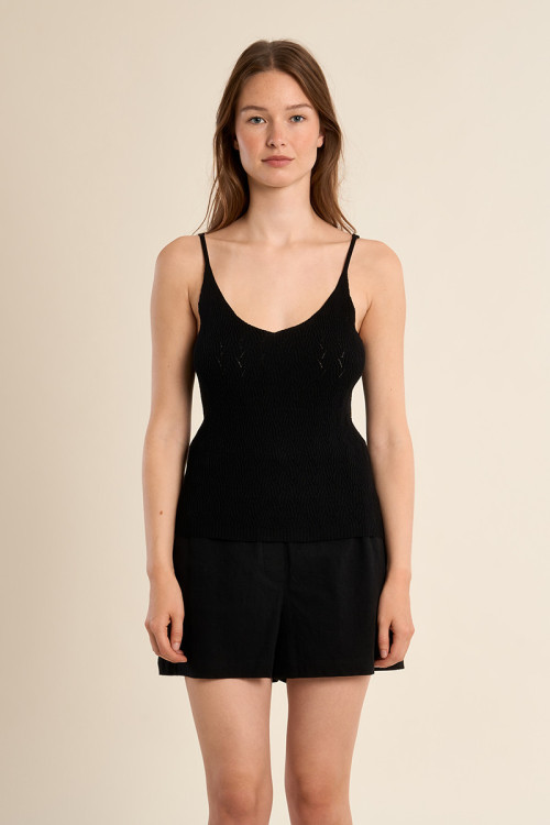 Knitted tank top