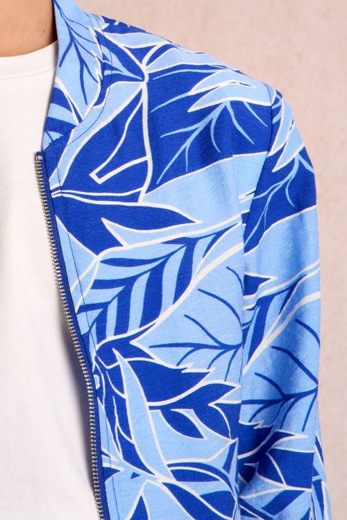 Chaqueta de niña bomber, con estampado.