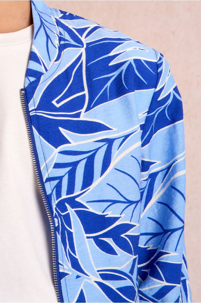 Printed bomber jacket