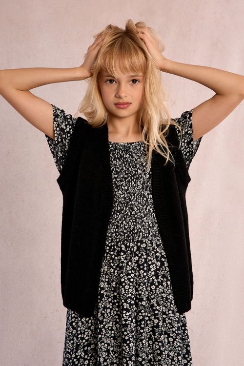 Robe à smocks fleuris