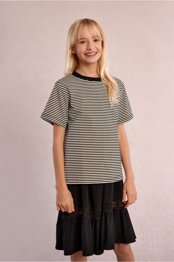 Striped T-shirt at heart