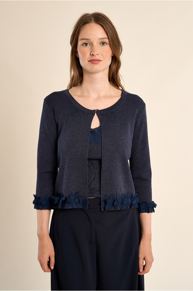 Cardigan ouvert, fantaisie