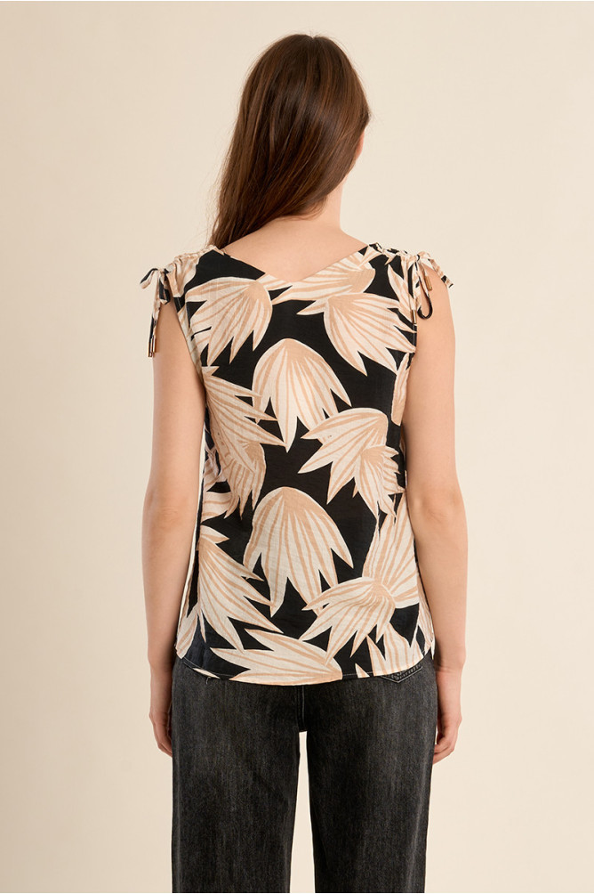 Top à imprimé floral
