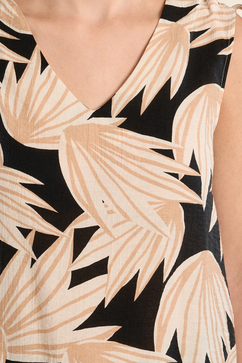 Top à imprimé floral