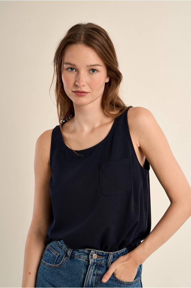 Sleeveless tank top