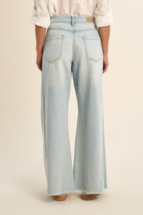 Denim large, évasé