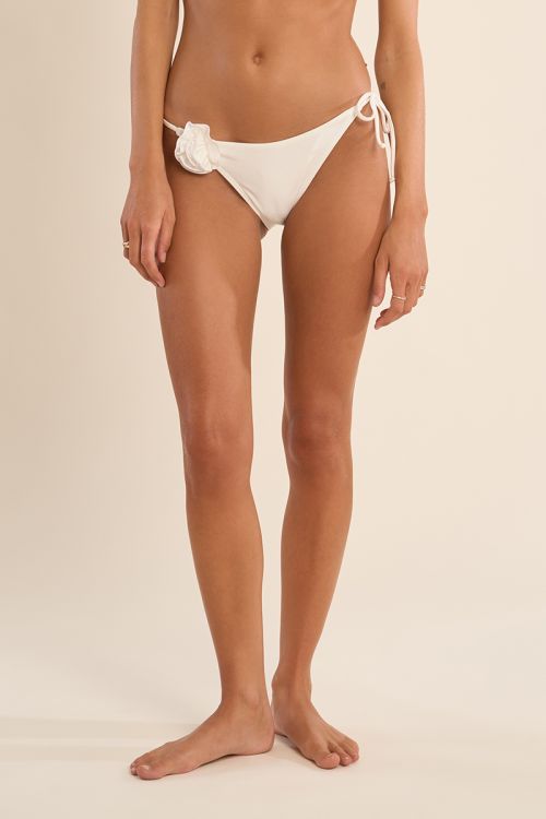 "
Bikini bottoms, flower detail"