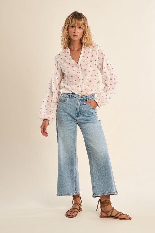Jeans ampi cropped - Molly Bracken