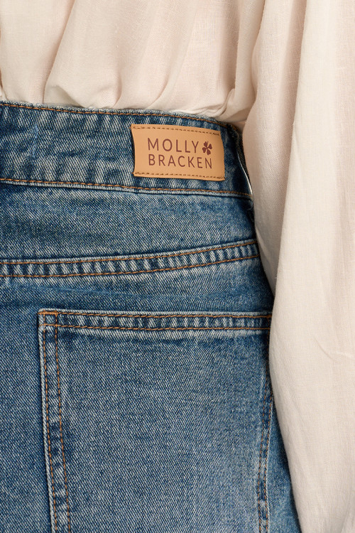 Women's denim pants, wide cut ¨Balloon¨
