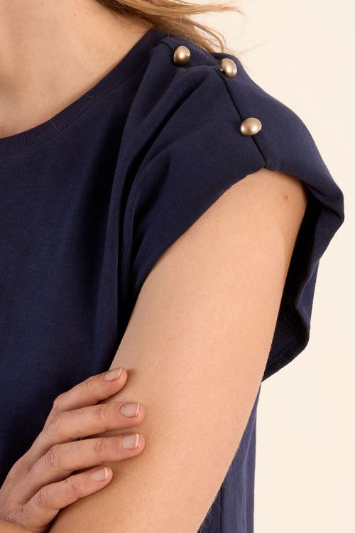 T-shirt à épaulettes