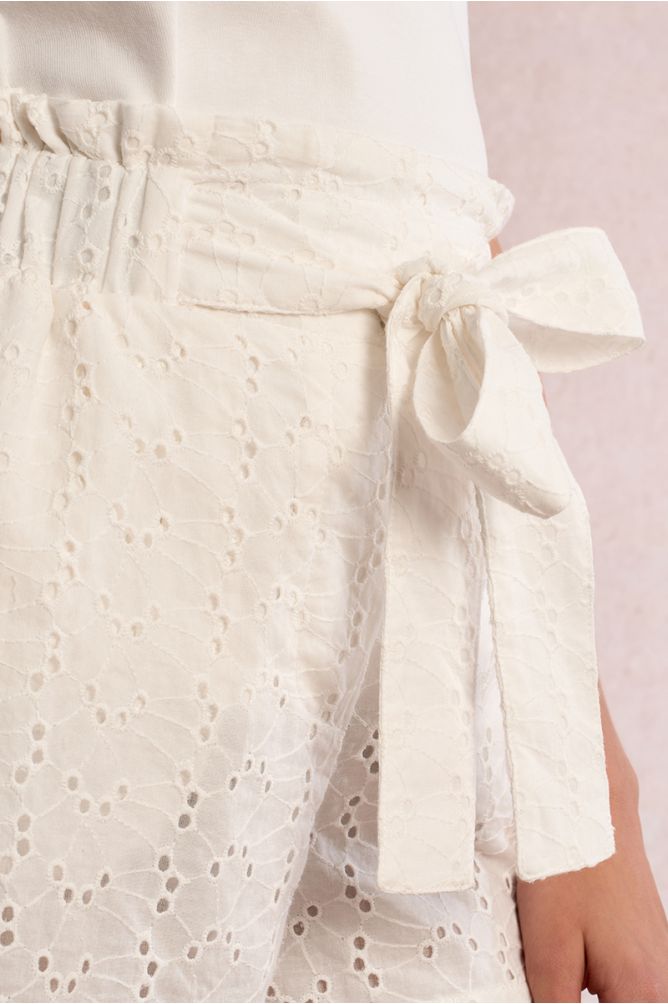 Eyelet shorts