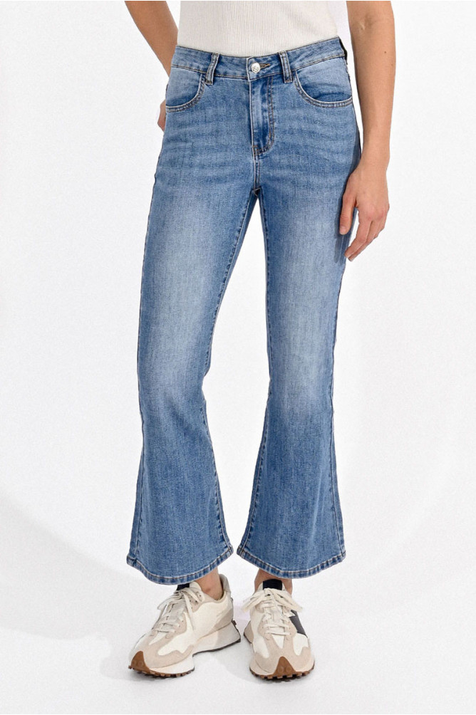 7/8 flared jeans